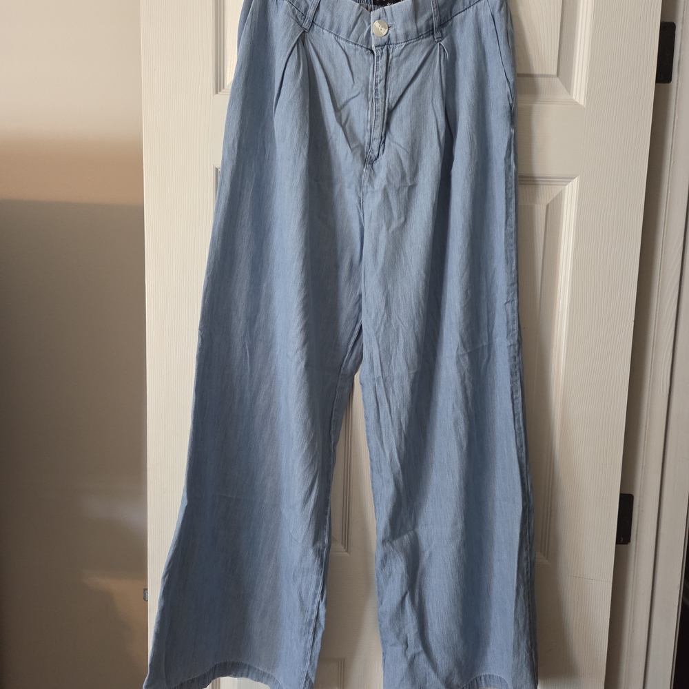 BCBGeneration Sky Blue Flare Jeans